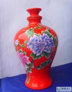 景德鎮特色陶瓷 三斤裝酒瓶~紅瓷 ~青花瓷必備_禮品、工藝品、飾品_世界工廠網中國產品信息庫